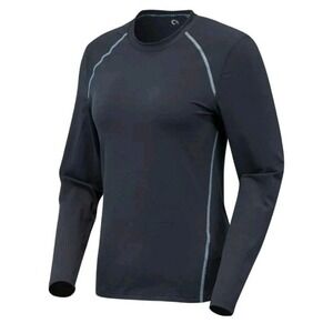 Ski-Doo Performance Women's Sz XS Navy Long Sleeve T Shirt Boat Fish NEW